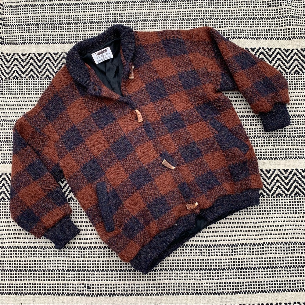 Vintage Tundra 100% Pure Virgin Wool Jacket size S